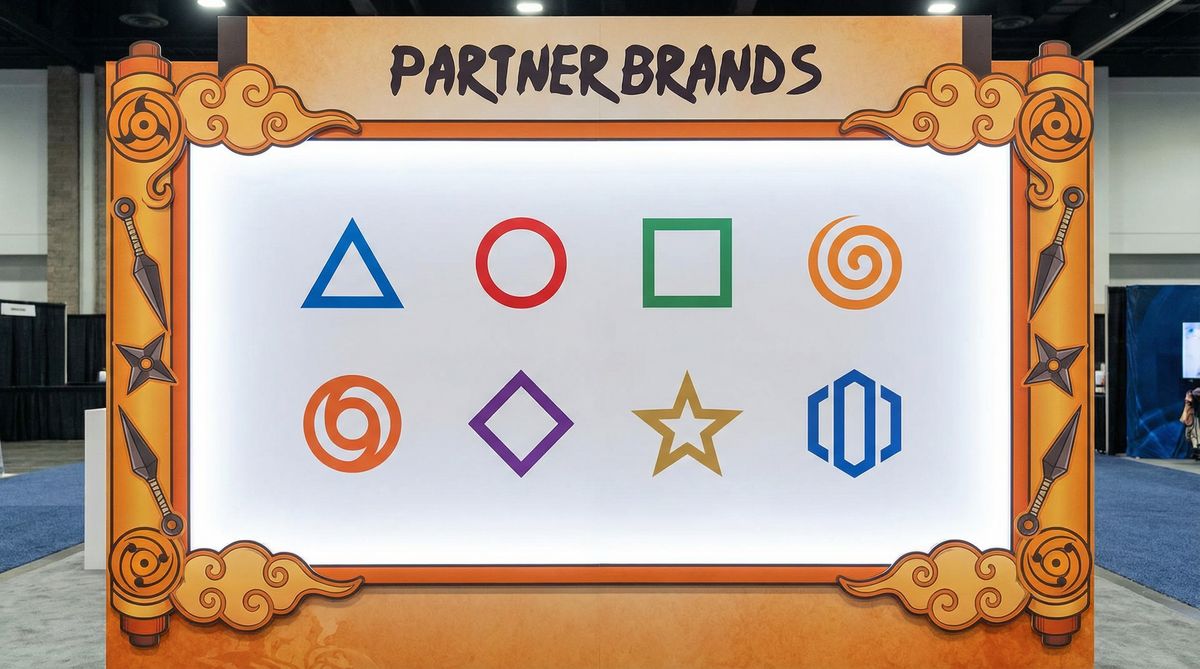 四虎合作影视品牌Logo墙